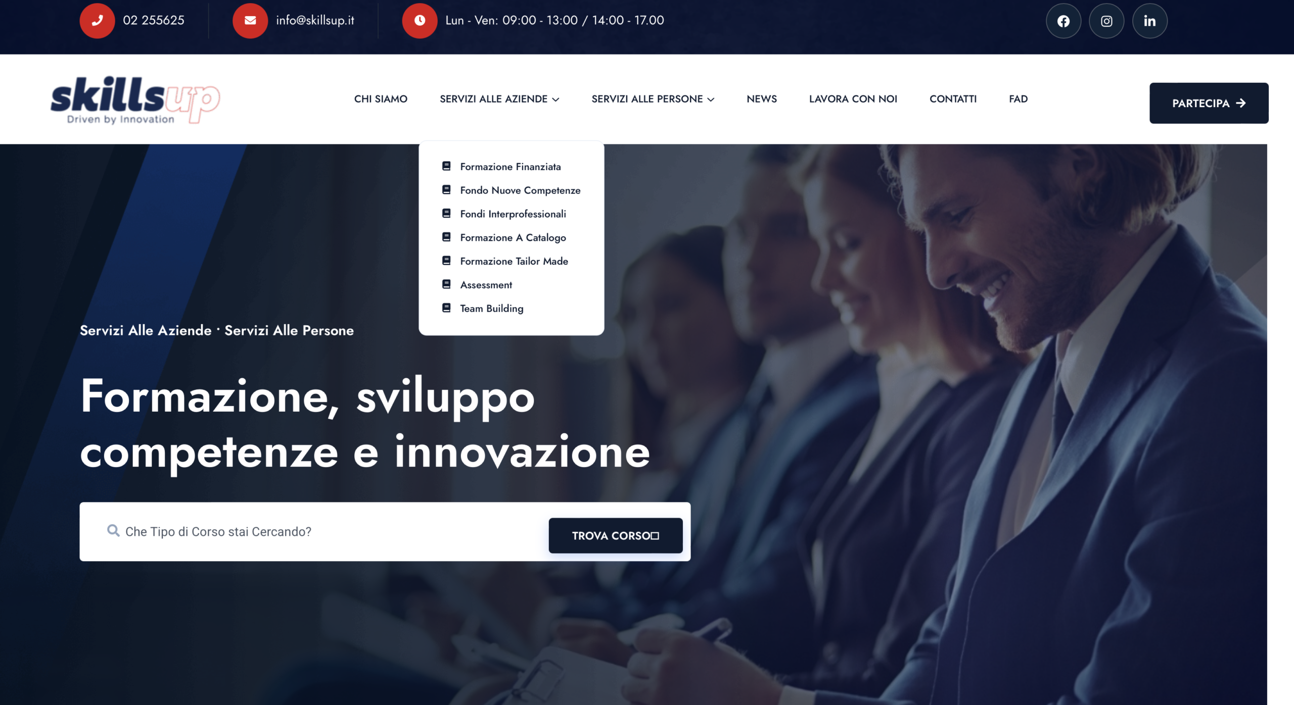 skillsup nuovo sito